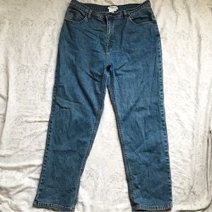 Coldwater Creek Womens Straight Leg Blue Jeans , Size P16